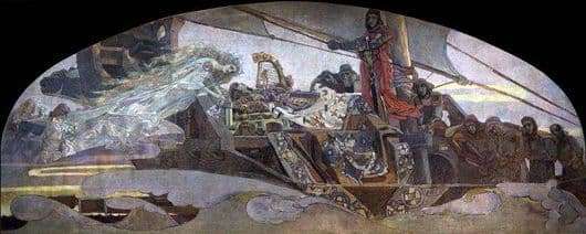Description of the painting by Mikhail Vrubel Princess of Dreams