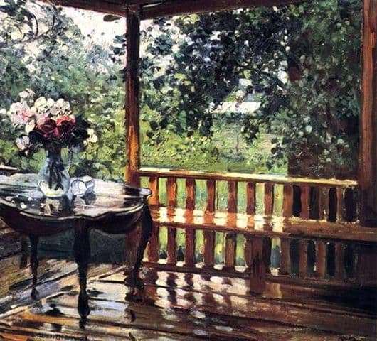 Description of the painting by Alexander Gerasimov After the rain