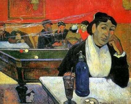 Description of the painting by Paul Gauguin Night cafe in Arles