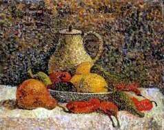 Description of the painting by Paul Gauguin Still Life