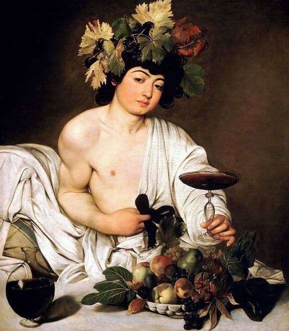 Description of the painting by Michelangelo Merisi da Caravaggio Bacchus (Bacchus)