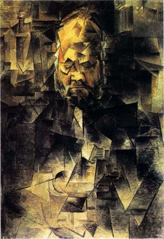 Description of the painting by Pablo Picasso Portrait of Ambroise Vollard