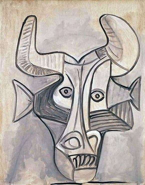 Description of the painting by Pablo Picasso Minotaur