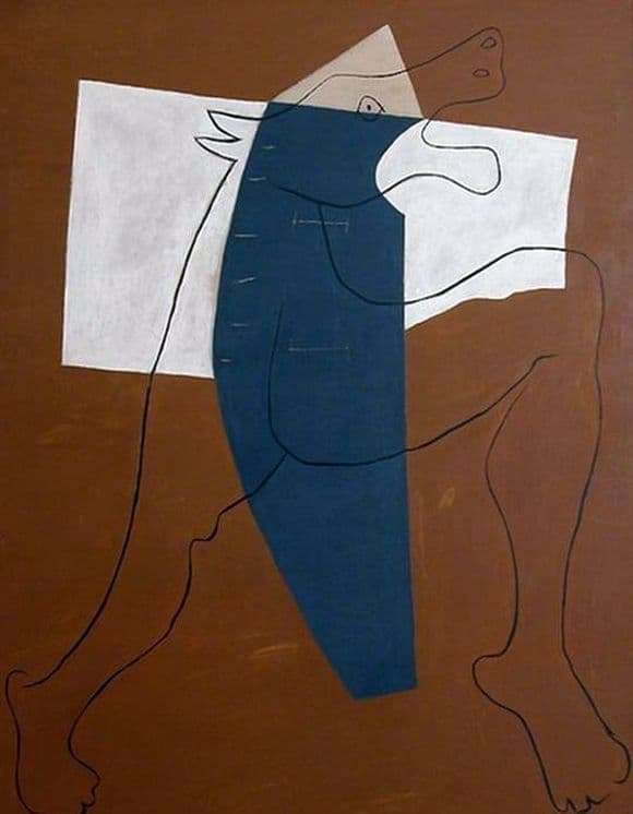 Description of the painting by Pablo Picasso Minotaur
