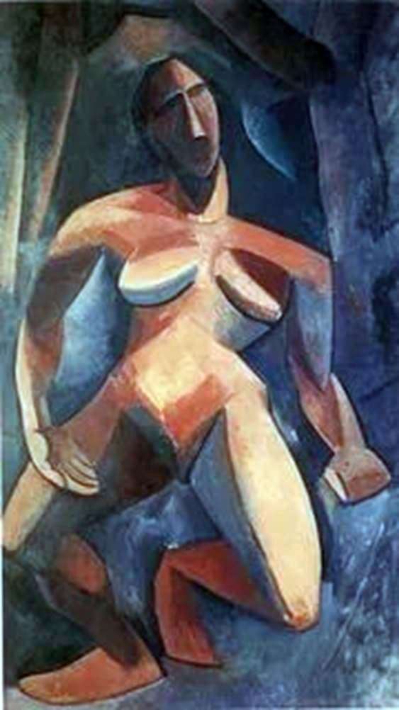 Description of the painting by Pablo Picasso Dryad