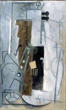 Description of the painting by Pablo Picasso Violin