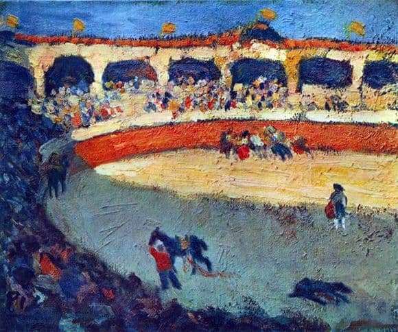 Description of the painting by Pablo Picasso Corrida