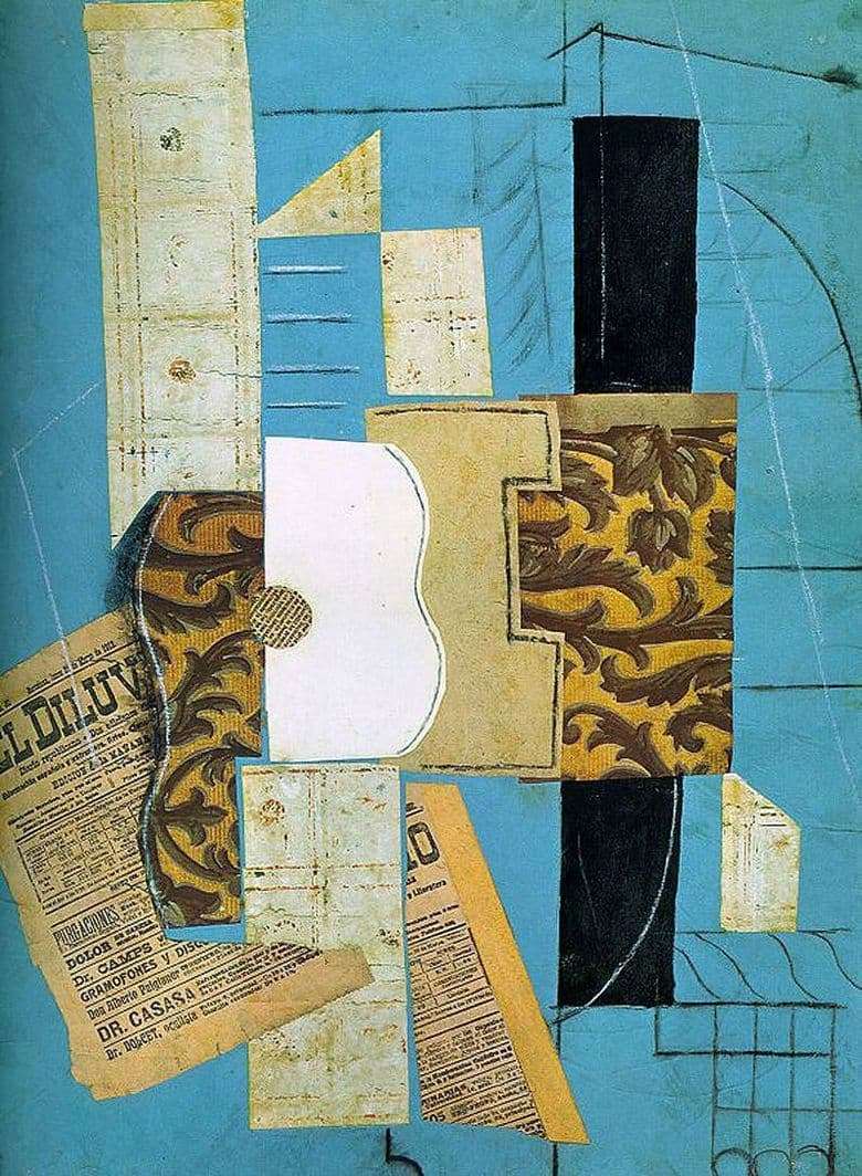 Description of the painting by Pablo Picasso â€œGuitarâ€  ï¸  - Picasso Pablo