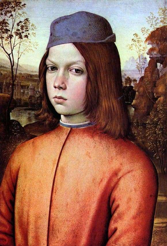 Description of the painting by Pinturicchio Portrait of a Boy