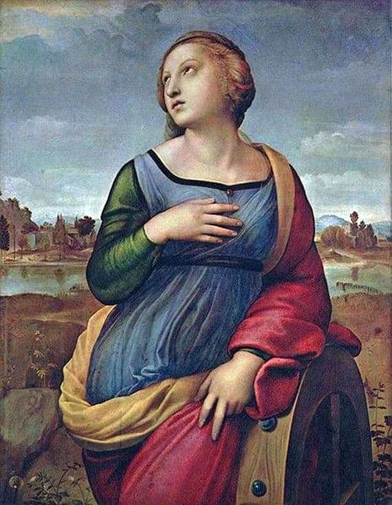 Description of the painting by Santi Raphael Saint Catherine of Alexandria