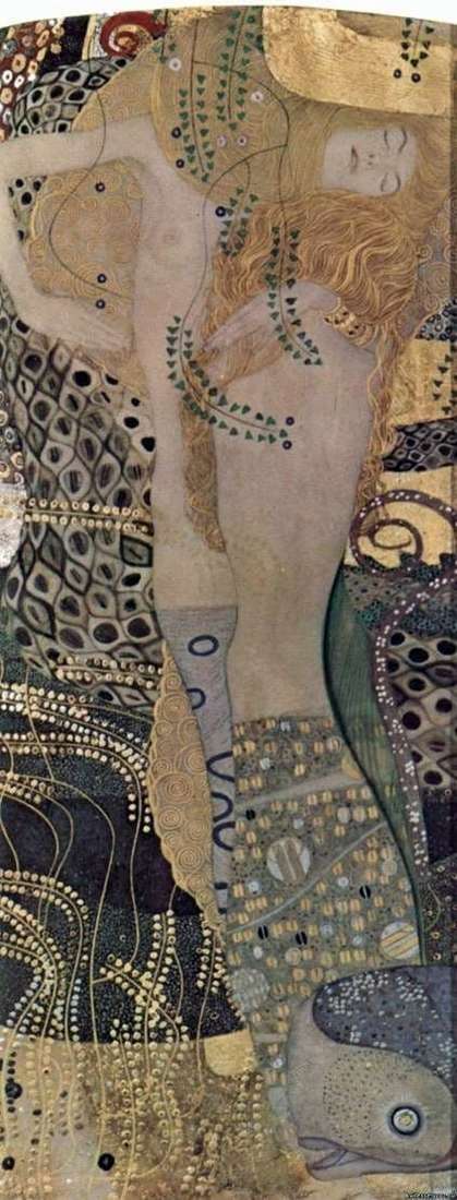 gustav klimt water serpents