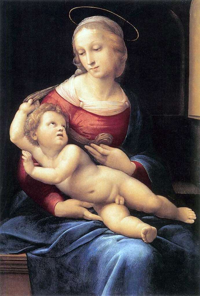 Description of the painting by Raphael Santi Bridgewater Madonna