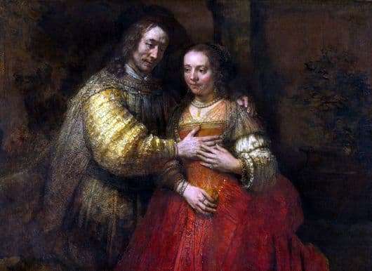 Description of the painting by Rembrandt The Jewish Bride