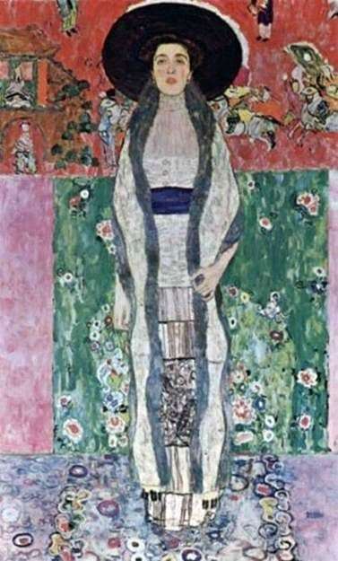 Description of the painting by Gustav Klimt The second portrait of Adele