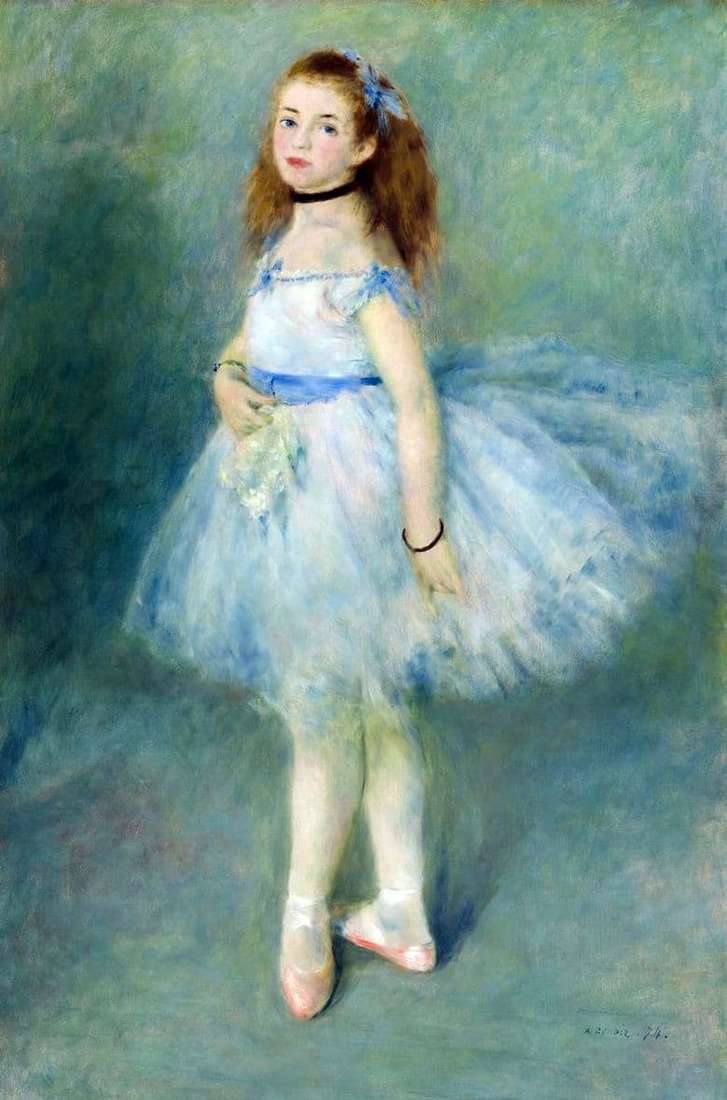 Description of the painting by Pierre Auguste Renoir The Dancer