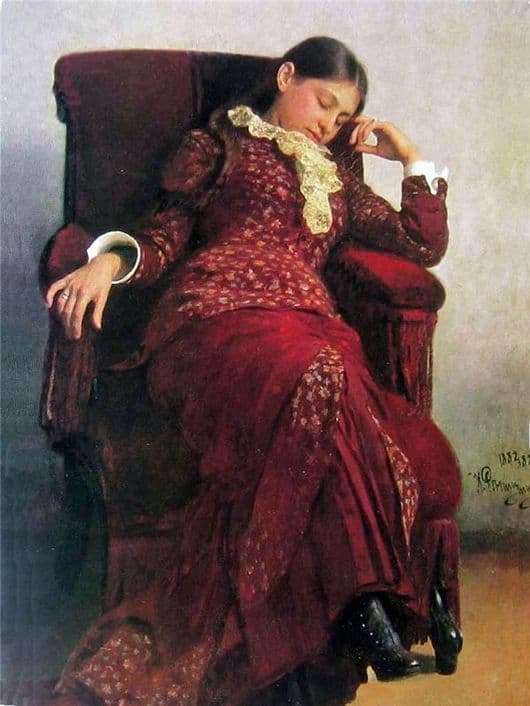 Description of the painting by Ilya Repin Rest