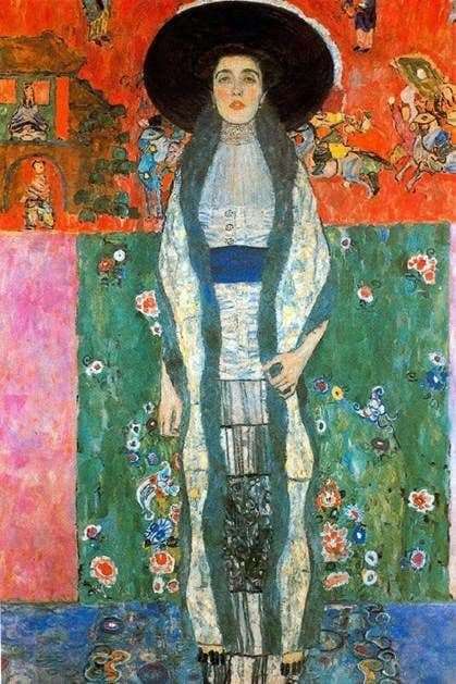 Gustav Klimts painting Portrait of Adele Bloch Bauer II