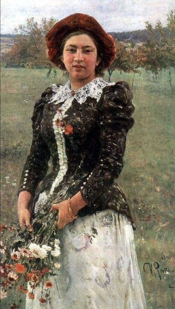 Description of the painting by Ilya Repin Autumn bouquet