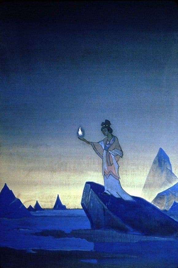 Description of the painting by Nicholas Roerich Agni Yoga