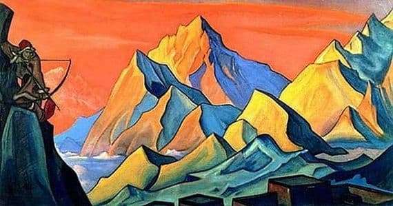 Description of the painting by Nicholas Roerich News of Shambhala