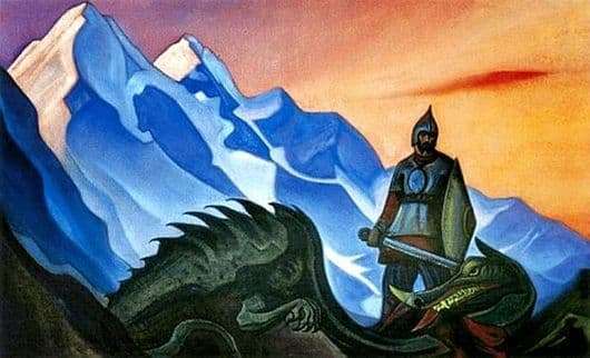 Description of the painting by Nicholas Roerich Victory