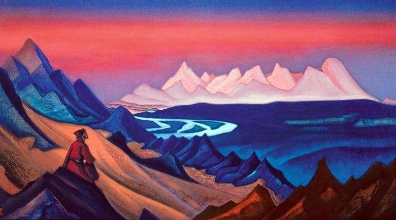 Description of the painting by Nicholas Roerich Song of Shambhala