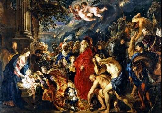 Description of the painting by Peter Rubens Adoration of the Magi