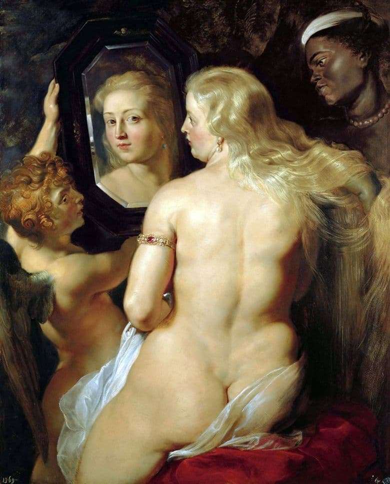 Description of the painting by Peter Rubens painting Toilet of Venus