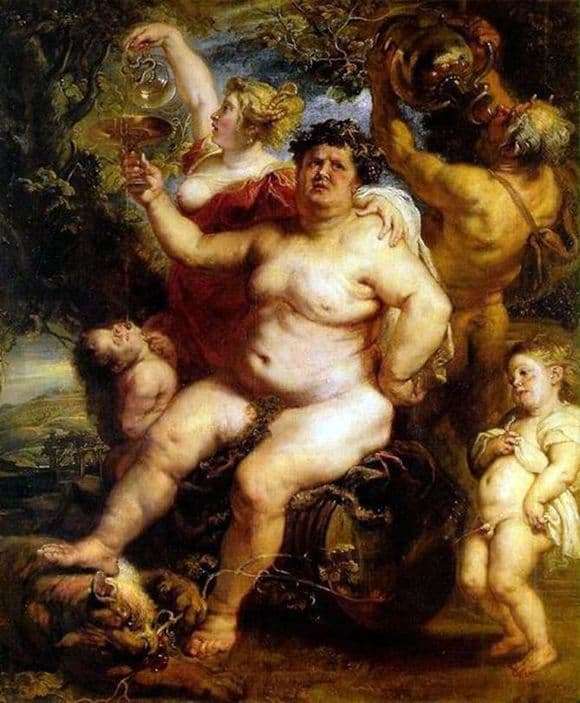 Description of the painting by Peter Rubens Bacchus