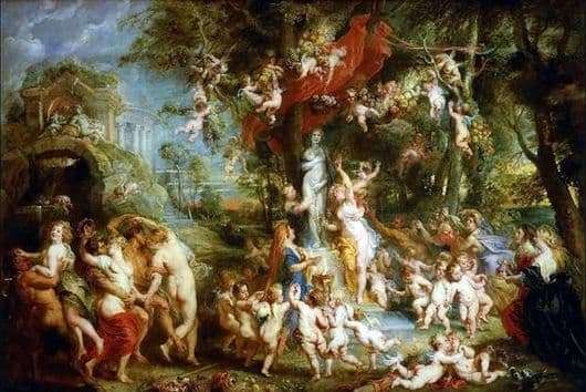 Description of the painting by Peter Rubens Holiday of Venus