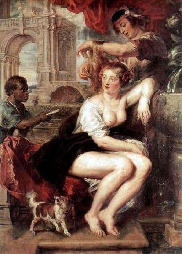 Description of the painting by Peter Rubens Bathsheba at the Fountain