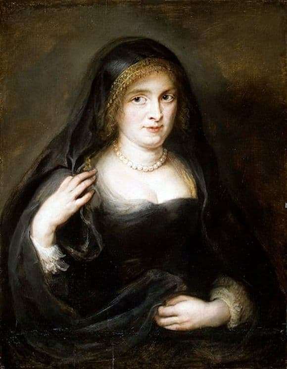 Description of the painting by Peter Rubens Womans Portrait