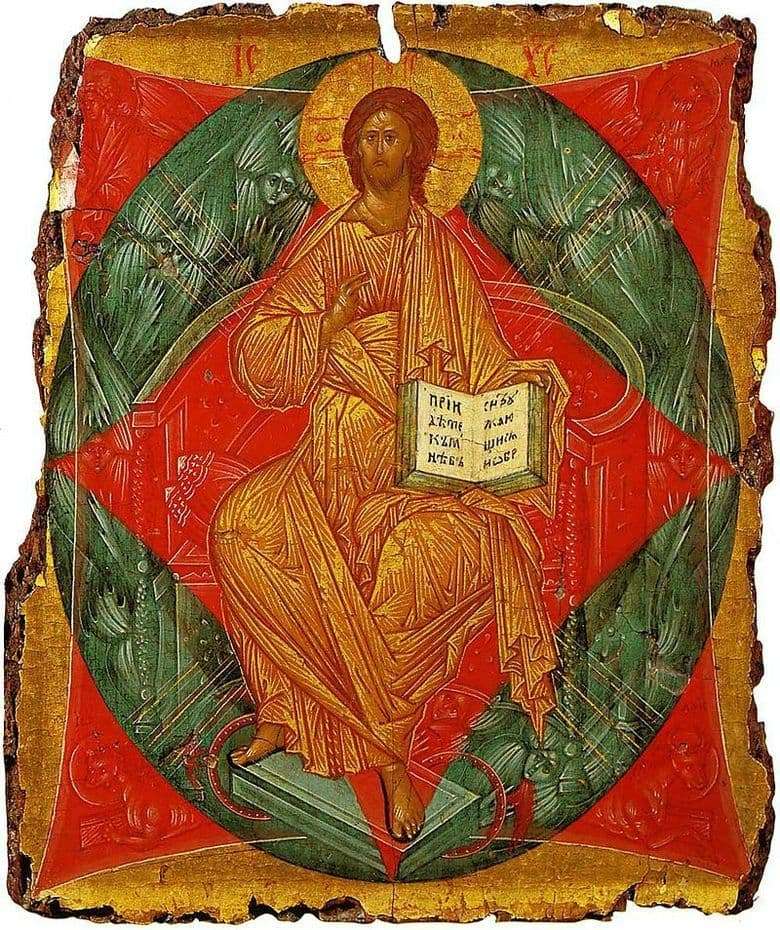Description of the icon by Andrei Rublev Savior in the forces