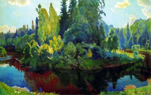 Description of the painting by Arkady Rylov In Nature