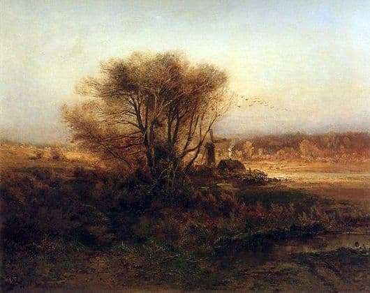 Description of the painting by Alexei Savrasov Autumn