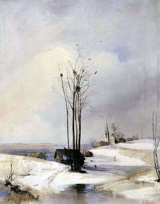 Description of the painting by Alexei Savrasov Thaw (Early Spring)