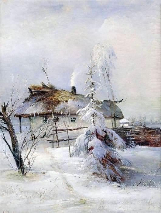 Description of the painting by Alexei Savrasov Winter