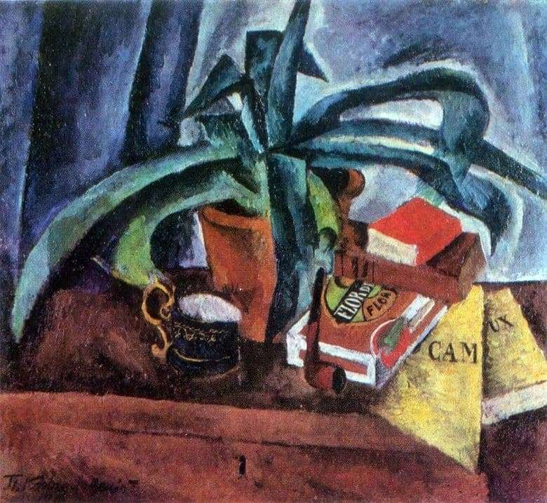 Description of the painting by Peter Konchalovsky Agave (1916)