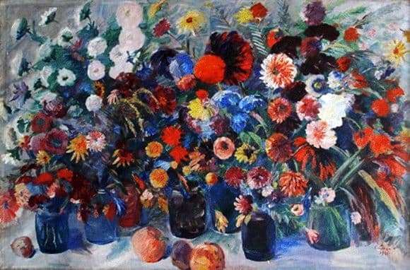 Description of the painting by Martiros Saryan Still Life