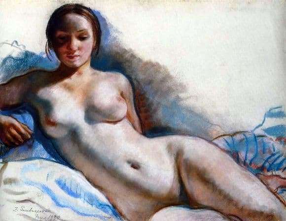 Description picture Zinaida Serebryakova Nude