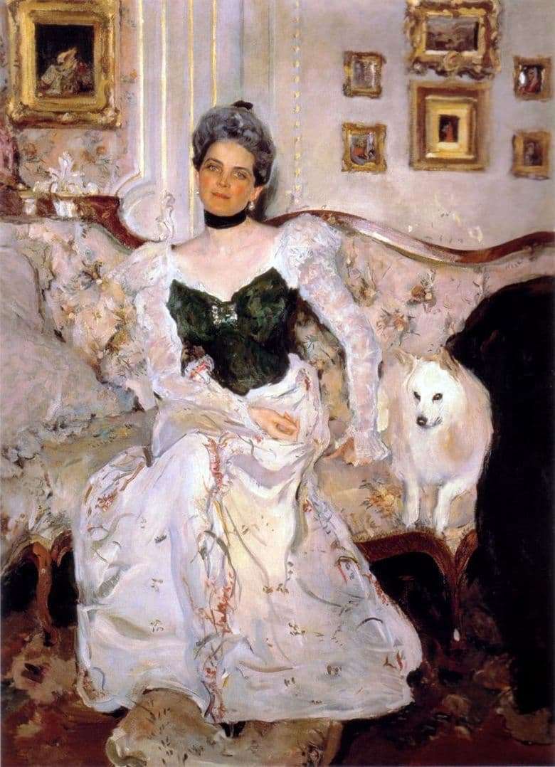 Description of the painting by Valentin Serov Portrait of Princess Z. N. Yusupova