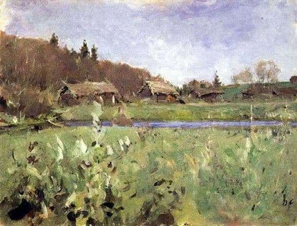 Description of the painting by Valentin Serov Landscape