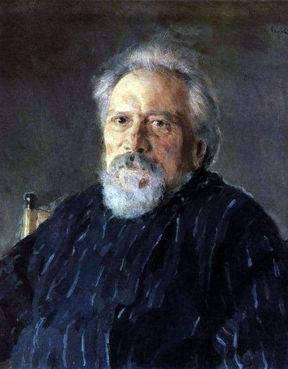 Description of the painting by Valentin Serov Portrait of N. S. Leskov
