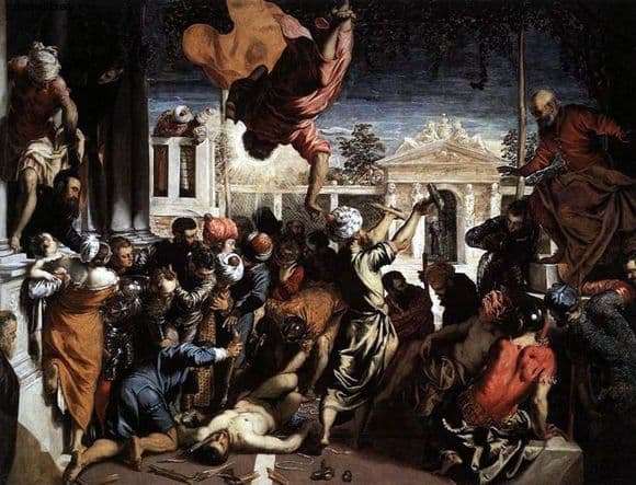 Description of the painting by Tintoretto The Miracle of St. Mark