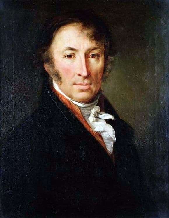 Description of the painting by Vasily Tropinin Portrait of N. M. Karamzin