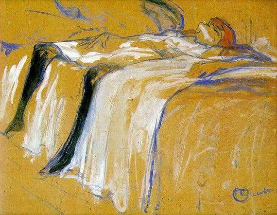 Description of the painting by Henri de Toulouse Lautrec Alone