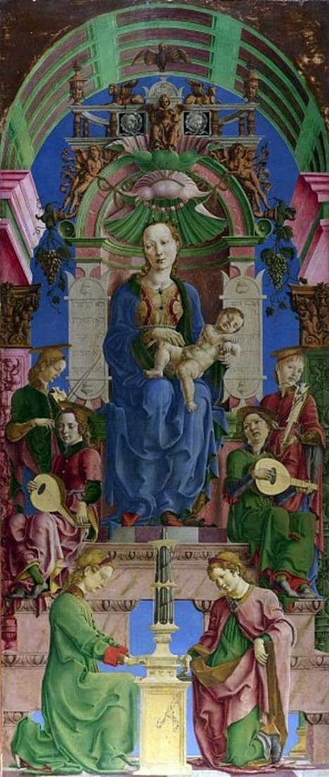 Description of the painting by Cosimo Tour Madonna