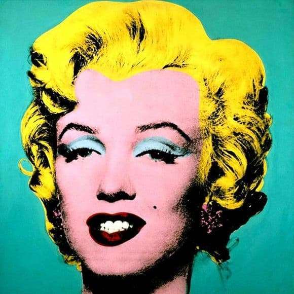 Description of the painting by Andy Warhol Marilyn Monroe