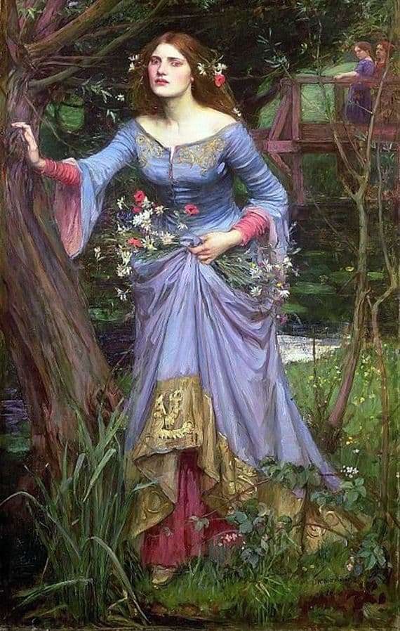 Description of the painting by John Waterhouse Ophelia