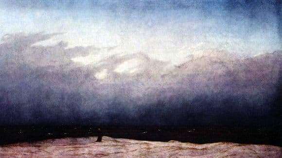 Description of the painting by Caspar David Friedrich Monk by the Sea